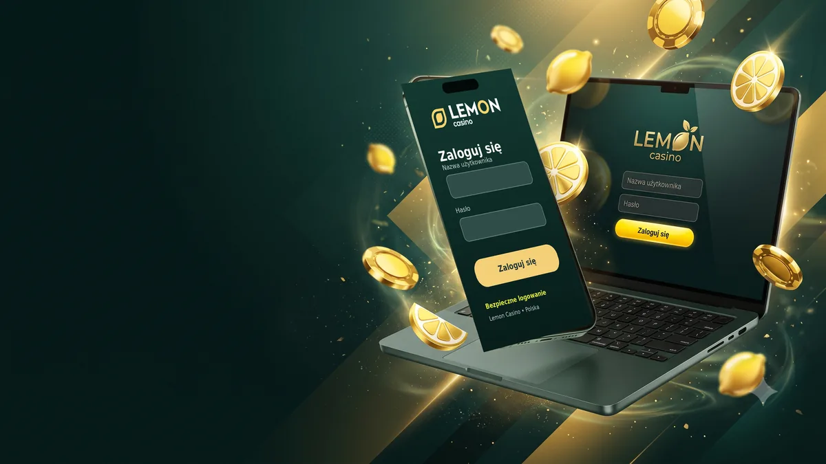 Logowanie Lemon Casino na komputerze i telefonie