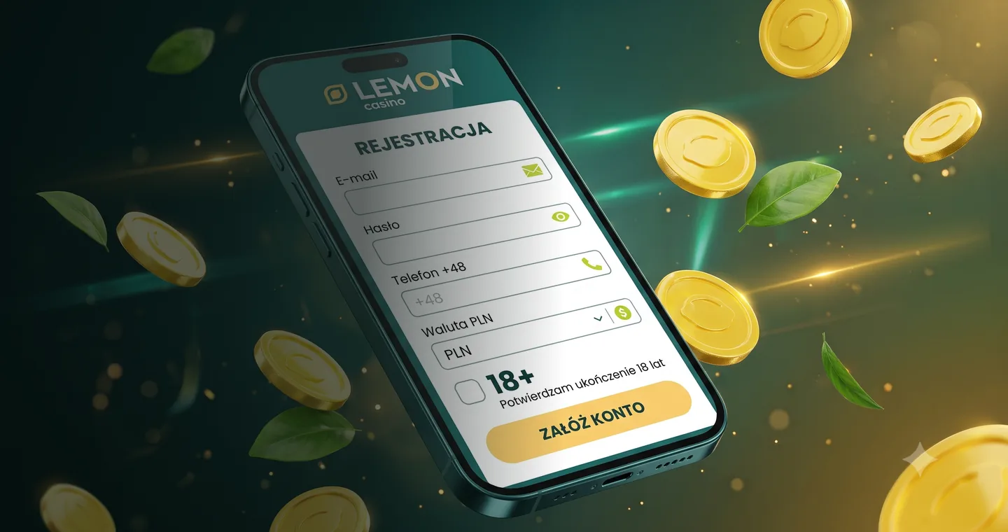 Rejestracja Lemon Casino – jak założyć konto?
